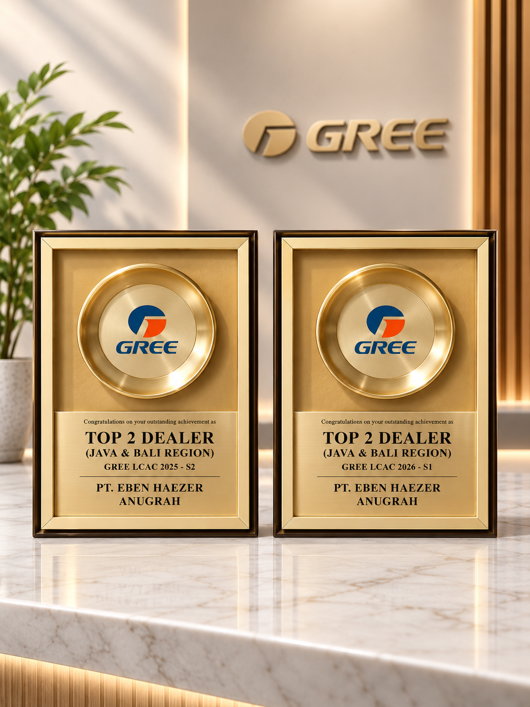 Top 2 Dealer GREE untuk wilayah Jawa & Bali